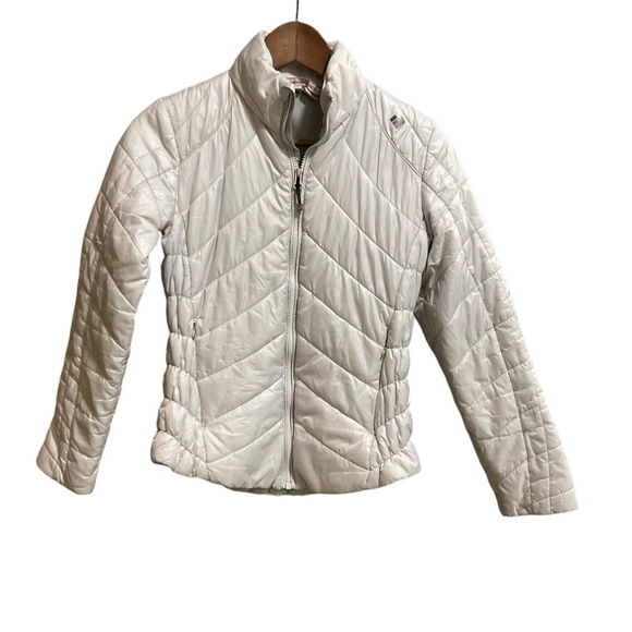 Obermeyer Other - Obermeyer Girls Puffer Jacket Size M Light Gray Full-Zip Pockets